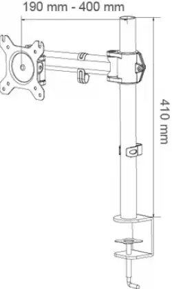 Arctic Стойка за монитор Desk Mount Monitor - Z1 BASIC