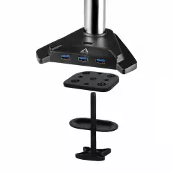 Arctic Стойка за монитор Desk Mount Dual Monitor Stand 4xUSB3.0 - Z2 3D - Gen3