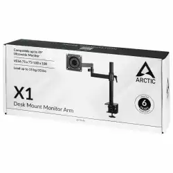 Arctic Стойка за монитор за бюро Desk Mount Monitor - X1