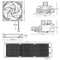 Arctic водно охлаждане Liquid Freezer II - 420