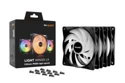 be quiet! комплект вентилатори Fan Pack 3-in-1 3 x 120mm - LIGHT WINGS LX 120mm PWM high-speed Triple-Pack