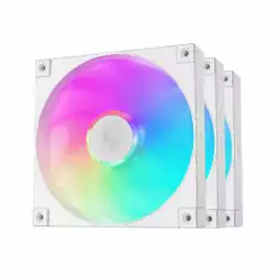 DeepCool Комплект вентилатори Fan Pack 3-in-1 3x140mm - FD14 White, Addressable RGB