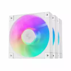 DeepCool Комплект вентилатори Fan Pack 3-in-1 3x120mm - FD12 White, Addressable RGB