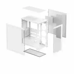DeepCool кутия Case ATX - CG580 WH