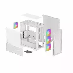 DeepCool кутия Case EATX - CH560 A-RGB White