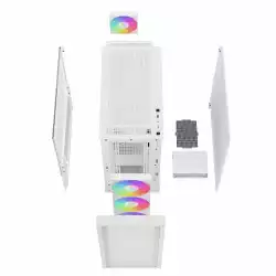 DeepCool кутия Case EATX - CH560 Digital White A-RGB