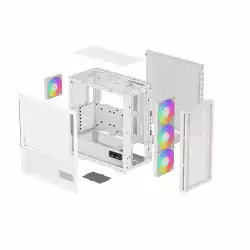 DeepCool кутия Case EATX - CH560 Digital White A-RGB