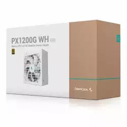 DeepCool захранване PSU ATX 3.0 1200W Gold - PX1200-G White