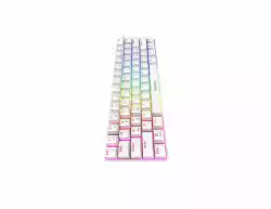 Gamdias геймърска клавиатура Gaming Keyboard Mechanical - HERMES E3 RGB - White, 61 keys, 1000Hz