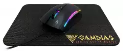 Gamdias Геймърска мишка Mouse - ZEUS M2 RGB + PAD - 10800dpi, weight tunning