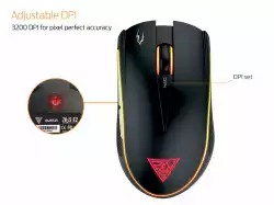 Gamdias геймърска мишка с подложка Gaming Mouse - ZEUS E2 OPTICAL + PAD NYX E1 - 3200dpi, backlight