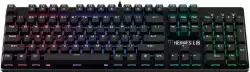 Gamdias Геймърски комплект Gaming COMBO Mechanical HERMES E1B 4-in-1 - Keyboard, Mouse, Headset, Mousepad