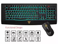 Gamdias геймърски комплект Gaming COMBO - ARES 7 Color ESSENTIAL COMBO - keyboard + mouse