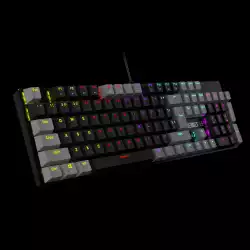 Gamdias геймърски комплект Gaming COMBO 2-in-1 Keyboard, Mouse - HERMES E5 - Blue Switches, 3600dpi