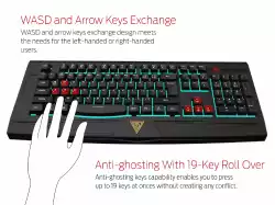 Gamdias геймърски комплект Gaming COMBO - ARES 7 Color ESSENTIAL COMBO - keyboard + mouse