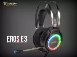 Gamdias геймърски слушалки Gaming Heaphones - EROS E3 RGB - 50mm