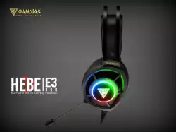 Gamdias геймърски слушалки Gaming Heaphones - HEBE E3 RGB - 50mm