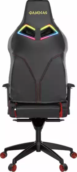 Gamdias геймърски стол Gaming Chair - ACHILLES P1-L RGB Black/Red