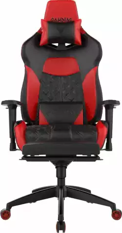 Gamdias геймърски стол Gaming Chair - ACHILLES P1-L RGB Black/Red