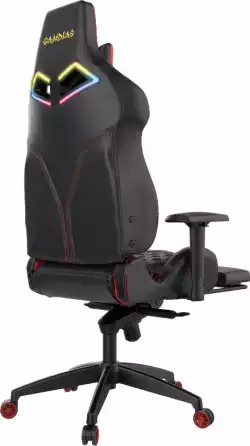 Gamdias геймърски стол Gaming Chair - ACHILLES P1-L RGB Black/Red