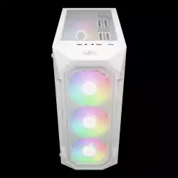 Gamdias кутия Case ATX - AURA GC1 Elite White - Mesh, RGB, Tempered Glass