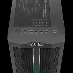 Gamdias кутия Case ATX - AURA GC3 - Mesh, aRGB, Tempered Glass