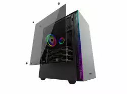 Gamdias кутия Case ATX - MARS E1 - aRGB, Tempered Glass