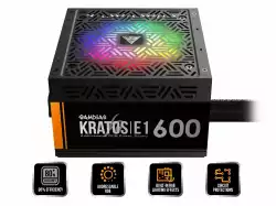 Gamdias Захранване PSU 600W Addressable RGB - KRATOS E1-600