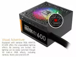 Gamdias Захранване PSU 600W Addressable RGB - KRATOS E1-600