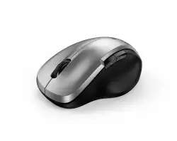 Genius безжина безшумна мишка Mouse Wireless Silent - Ergo 8200S Silver - Silent, 2.4GHz, USB-C receiver