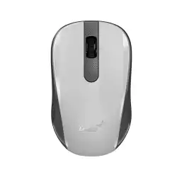 Genius безжина безшумна мишка Wireless Silent Mouse - NX-8008S White+Gray - Silent, 2.4GHz
