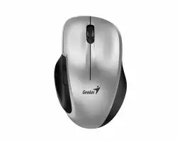 Genius безжина безшумна мишка Mouse Wireless Silent - Ergo 8200S Silver - Silent, 2.4GHz, USB-C receiver