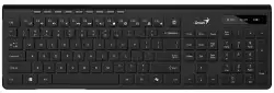 Genius клавиатура кирилизирана безжична Wireless Slim Keyboard SlimStar 7230 Black - AI, BG, 2.4Ghz