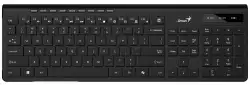 Genius клавиатура кирилизирана безжична Wireless Slim Keyboard SlimStar 7230 Black - AI, BG, 2.4Ghz
