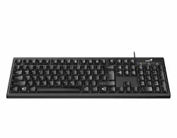 Genius клавиатура кирилизирана Smart Keyboard KB-100 Black - AI, BG Layout, USB