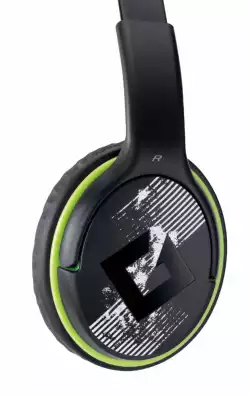 Genius слушалки с микрофон Headset HS-400A - 3.5 mm, Mic, Black/Green