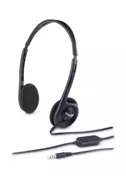 Genius слушалки с микрофон Headset HS-200C - Lightweight, Black