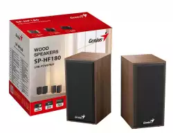 Genius тонколони Speakers 2.0 - SP-HF180 - 6W, USB, Wood