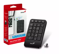Genius цифрова безжична клавиатура кийпад Keypad Wireless NumPad 1000 - AI, 2.4G, Black