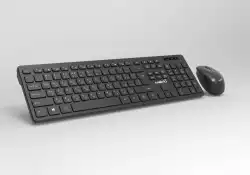 Makki БДС клавиатура и мишка Combo Keyboard and Mouse Wireless 2.4G BG low-profile chocolate - MAKKI-KB-KMX-C16