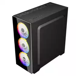 Makki кутия за компютър Case ATX A72 aRGB - Remote/4 Fans