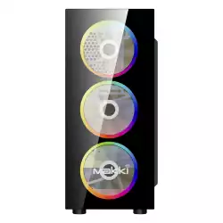 Makki кутия за компютър Case ATX L10 aRGB - Remote/4 Fans