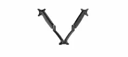 Makki Стойка за два монитора Monitor Mount - GL502  Aluminuim Black - 2 Monitors, Gas Lifters - MA-GL502-BK