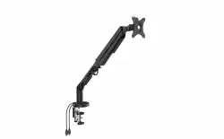 Makki Стойка за монитор Monitor Mount - GL731 Aluminuim Black - 1 Monitor, Gas Lifter, 2 x USB3.0 - MA-GL731-U3-BK