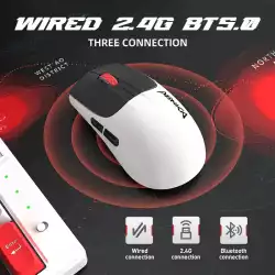 Marvo безжична геймърска мишка Wireless Gaming Mouse Monka Vero G966W - 10000dpi, Bluetooth, 2.4G