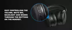 Marvo безжични геймърски слушалки Gaming Headphones HG9088W - Bluetooth, 2.4G