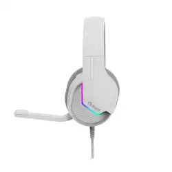 Marvo геймърски слушалки Gaming Headphones H8618 White - 50mm, USB, RGB