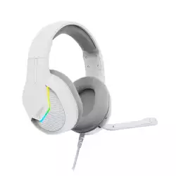 Marvo геймърски слушалки Gaming Headphones H8618 White - 50mm, USB, RGB