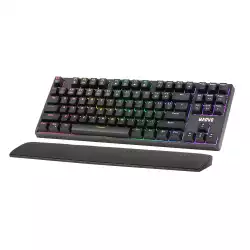 Marvo механична клавиатура Gaming Mechanical Keyboard KG947 - Blue switches, TKL, Wristpad