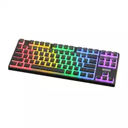 Marvo механична клавиатура Gaming Mechanical Keyboard KG946 - Red switches, TKL, Wrist Rest, Rainbow